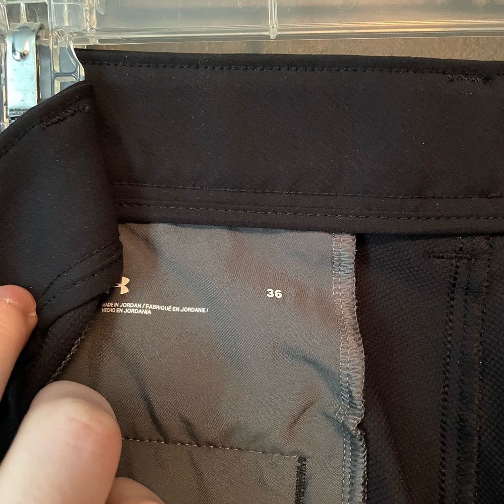 Under Armour Black Flat Front Performance Shorts - image 3